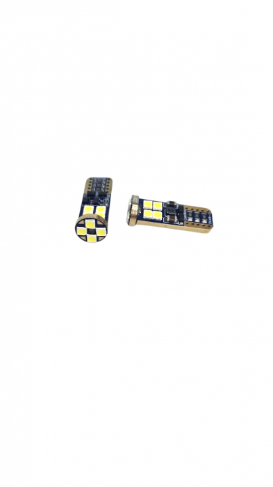Bec Led T10 12 SMD Canbus 12V [3]