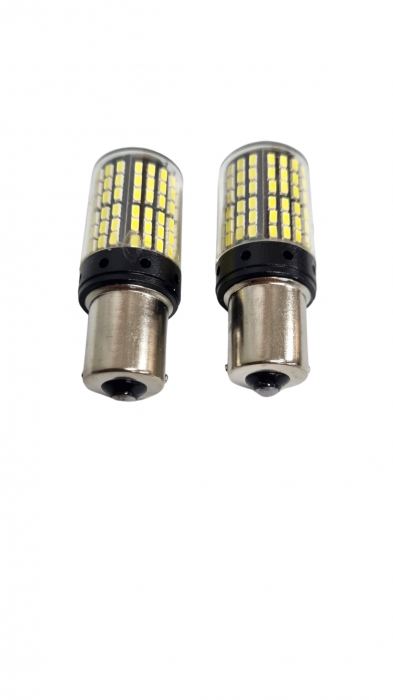 Bec semnal 144 SMD BAU15S Lumina Alba Excentric [2]