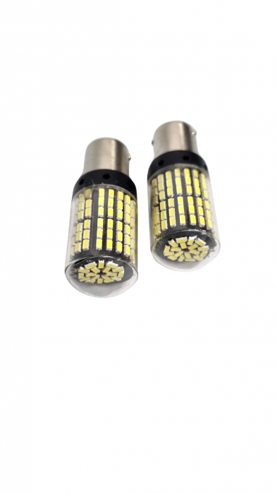Bec semnal 144 SMD BAU15S Lumina Alba Excentric [3]