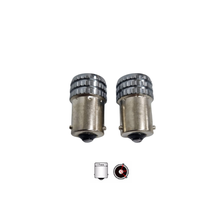 Becuri semnal LED 15 SMD Galben 150° - Excentric 12V [2]