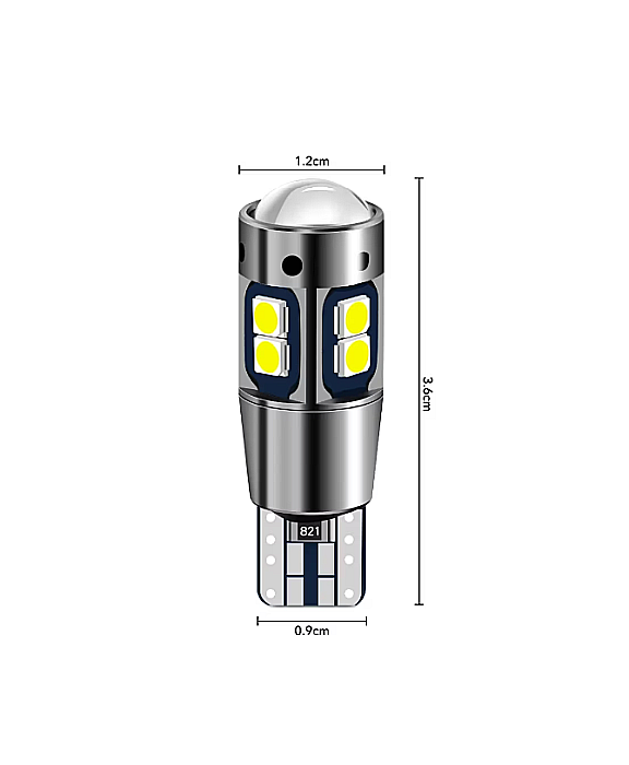 Bec T10 10 SMD 3030 cu lupa [2]