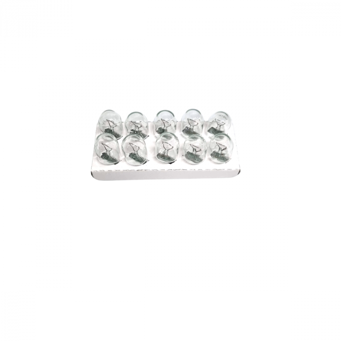 Bec T20 Soclu Sticla 12V/21W cu 1 Faza 10 buc/set [4]
