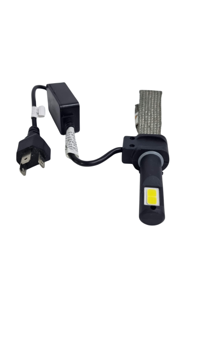 Becuri Led H4 7S Canbus, pentru faruri, radiator panglica metal 6000K [2]