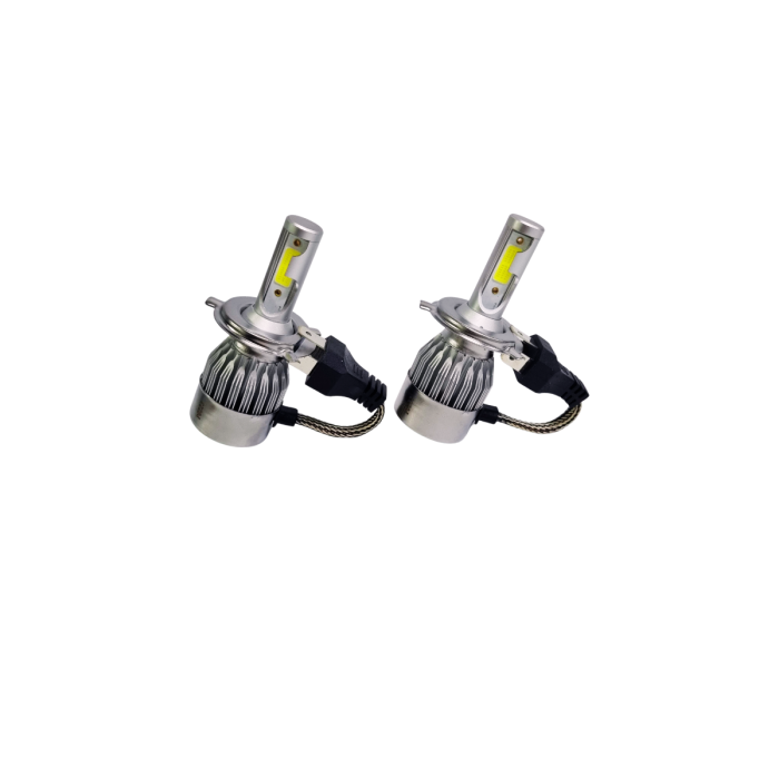 Becuri Led H4 C6 pentru faruri auto 6500K 12V [1]