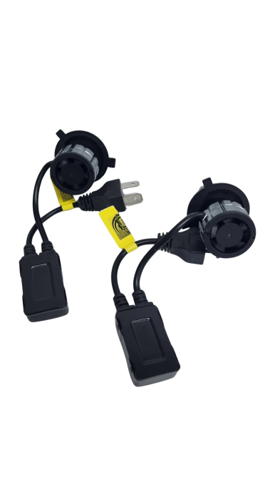​​​​​​​Becuri Led H4 R12 pentru faruri 6500K cu Canbus, Plug & Play 12-24V [3]