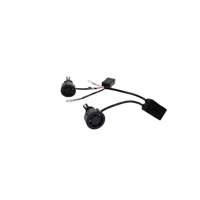 Becuri LED H1 6500K Canbus Plug and Play 12-24V R12 [2]