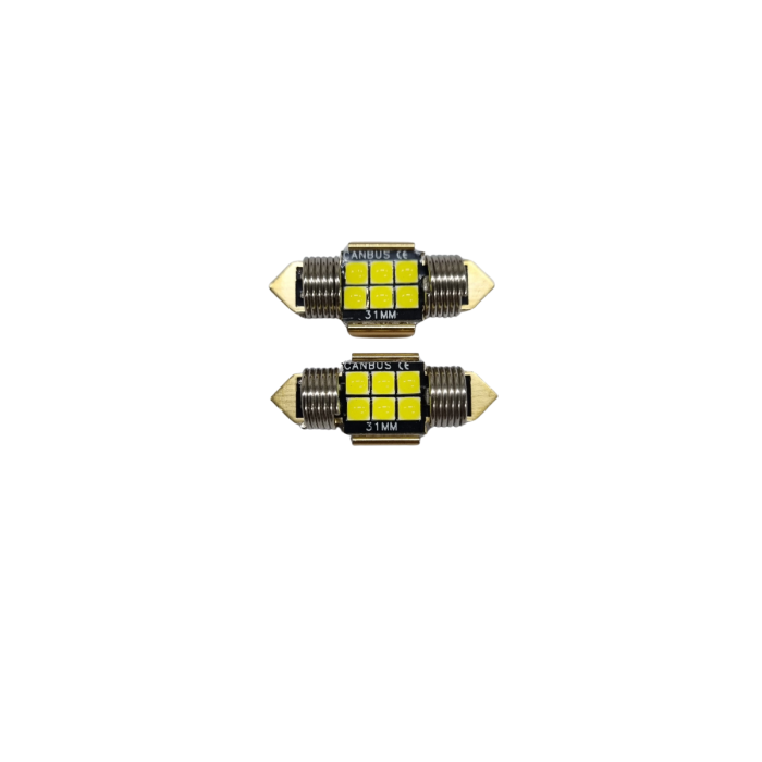 Becuri Sofit ARC LED 6 SMD 3030 Alb Rece, Canbus , 31MM 12V [1]