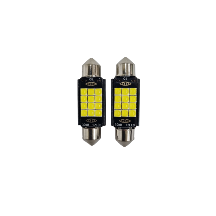 Becuri Sofit LED 12 SMD Alb Rece, Canbus 12V [1]