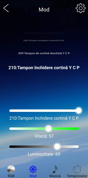 Benzi Acrilice Symphony 110cm si 35cm, RGB cu 240 Moduri Iluminare [3]