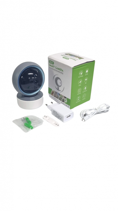 Camera WiFi, BABY MONITOR, Audio-Video 360º FULL HD 1080P + CADOU Oglinda Auto Supraveghere Bebe [14]