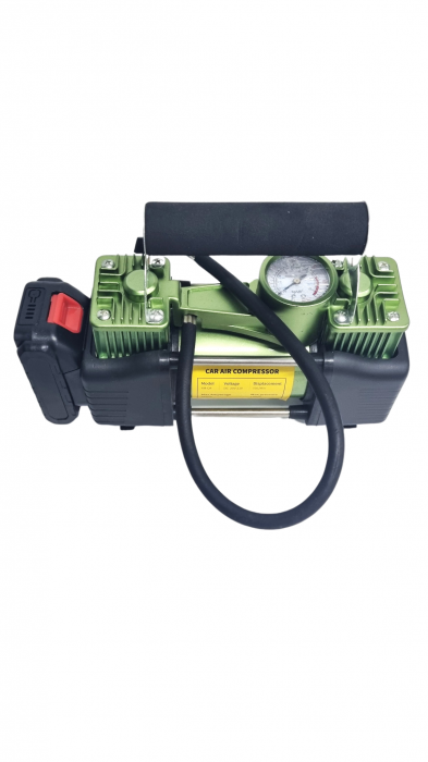 Compresor Aer PORTABIL 2 Cilindrii cu Acumulator 150 PSI V [4]
