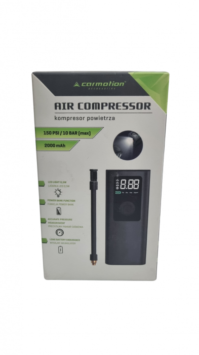 Compresor de Aer Portabil Afisaj Digital si Lumina LED [5]