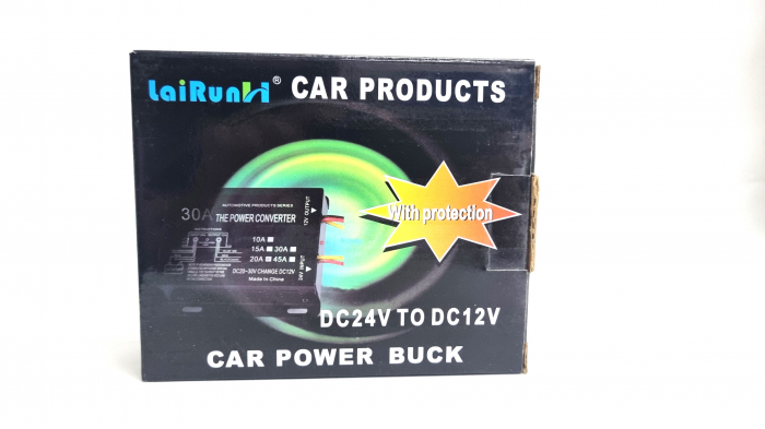 Convertor auto 20A pentru tensiune 24V-12V [3]
