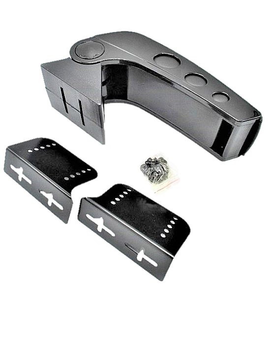 Cotiera auto universala rabatabila 8228 negru [2]