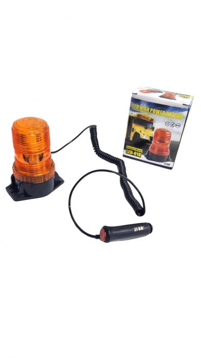 Girofar 30 LED SMD rotativ 12-24V [2]