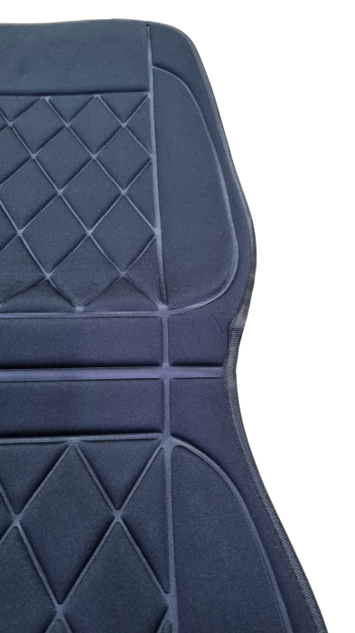 Husa protectie scaun auto, material textil, Universala, 106x47cm Neagra [2]