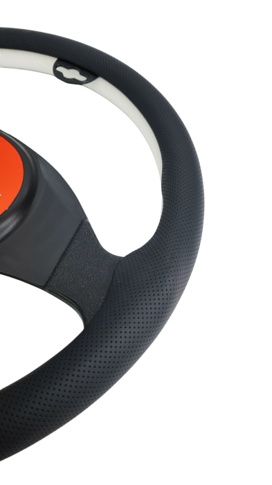 Husa Volan Auto Sport din piele ecologica, Negru, Universală 37–39 cm [2]