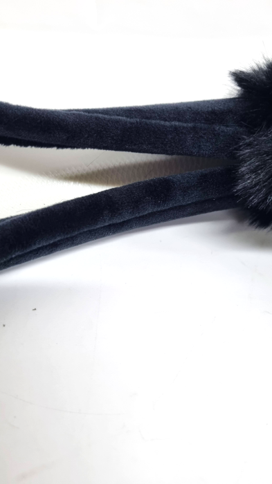 Husa volan cu Urechiuse, Blana Sintetica 37-39cm Neagra [4]