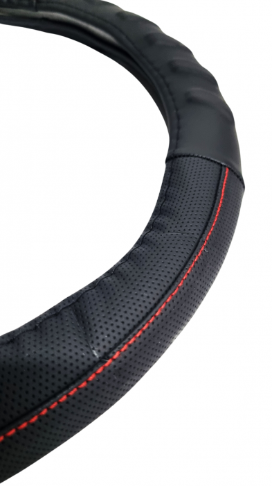 Husa volan din piele ecologica 37-39 cm AD559 [4]