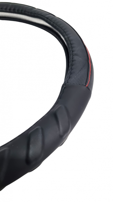 Husa volan din piele ecologica 37-39 cm AD559 [2]