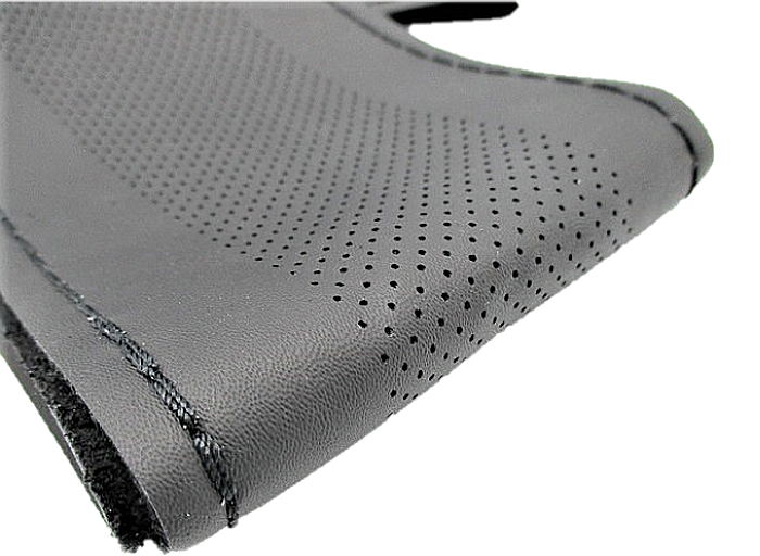 Husa volan piele cu Ac si Ata Neagra 37-39cm [3]