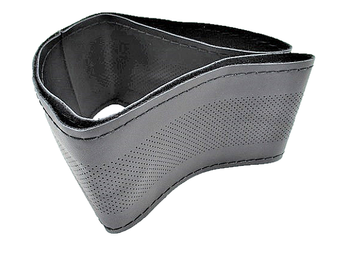Husa volan piele cu Ac si Ata Neagra 37-39cm [2]
