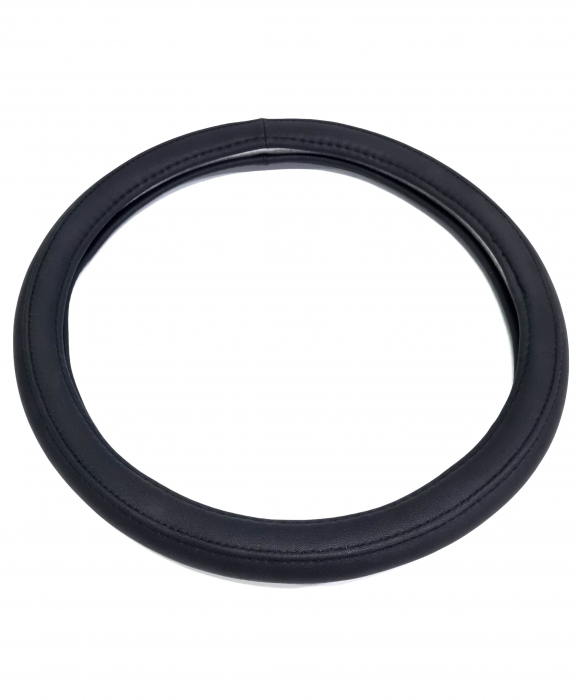 Husa volan piele ecologica 3-100 Neagra 37-39cm [3]
