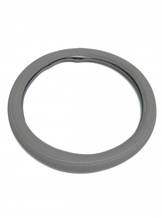 Husa volan piele ecologica 37-39cm Gri [3]