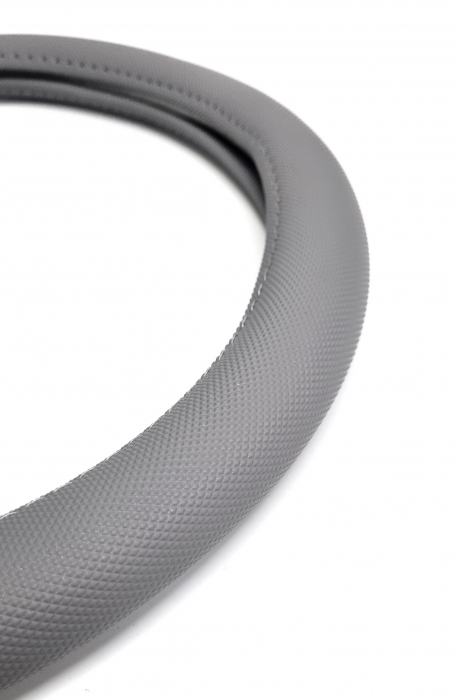 Husa volan piele ecologica 37-39cm Gri [2]