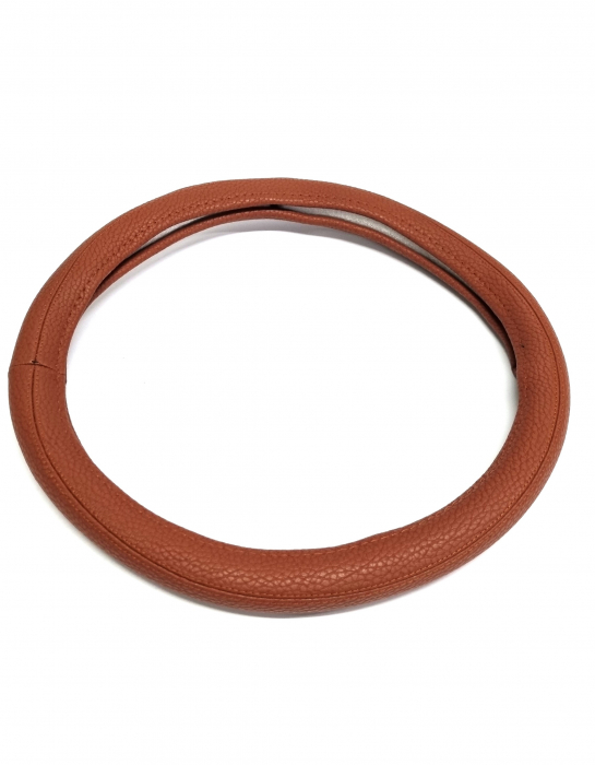 Husa volan piele ecologica 37-39cm Maro [3]