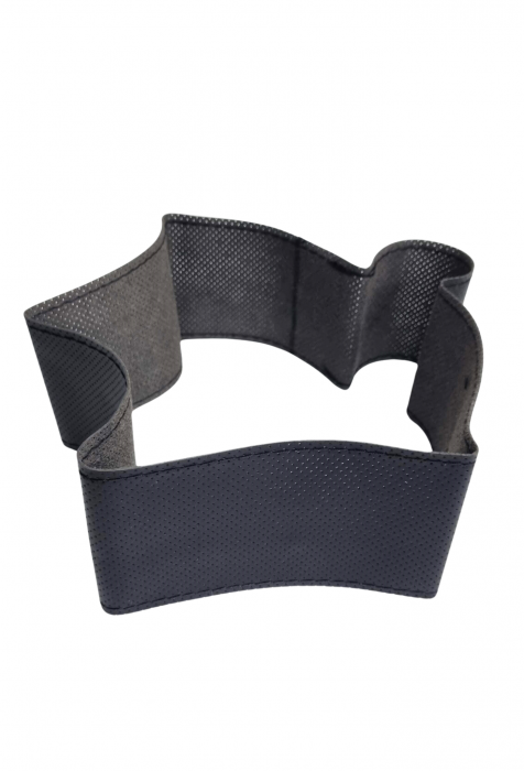 Husa volan Piele Ecologica cu Ac si Ata Neagra 37-39cm [3]