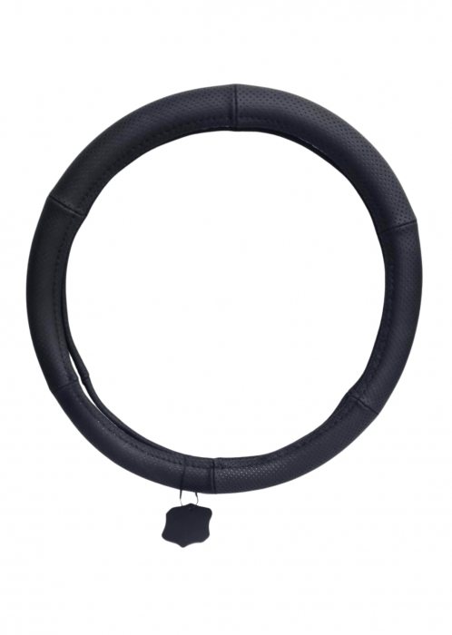 Husa volan Piele Naturala Neagra 37-39cm 3-23A [3]