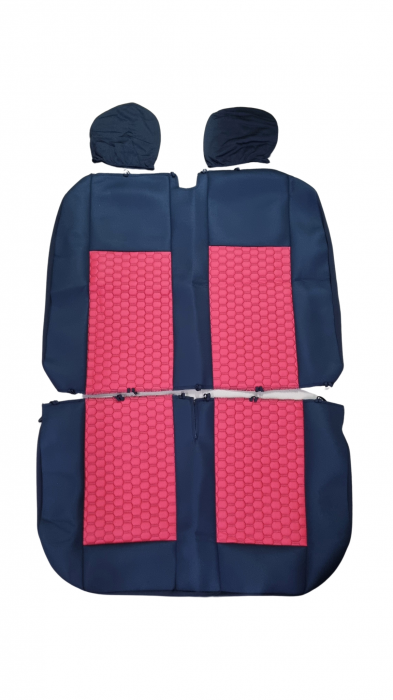Huse Scaune Auto 2+1 Universale Piele Ecologica cu Textil Autoutilitara [4]