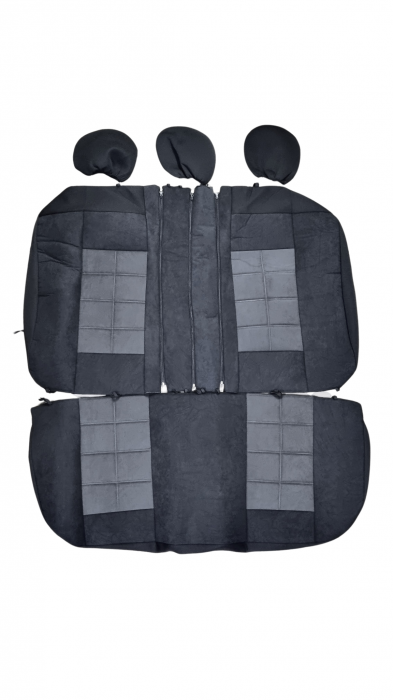 Huse Scaune Auto 5 Locuri Universale material Premium Alcantara [3]