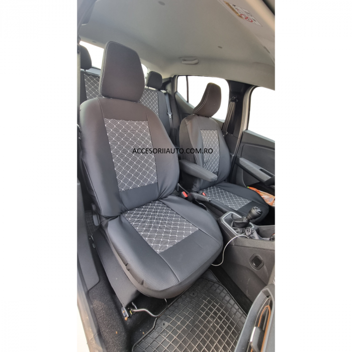 Huse Scaune Auto 5 Locuri Universale Elegance Stofa [5]