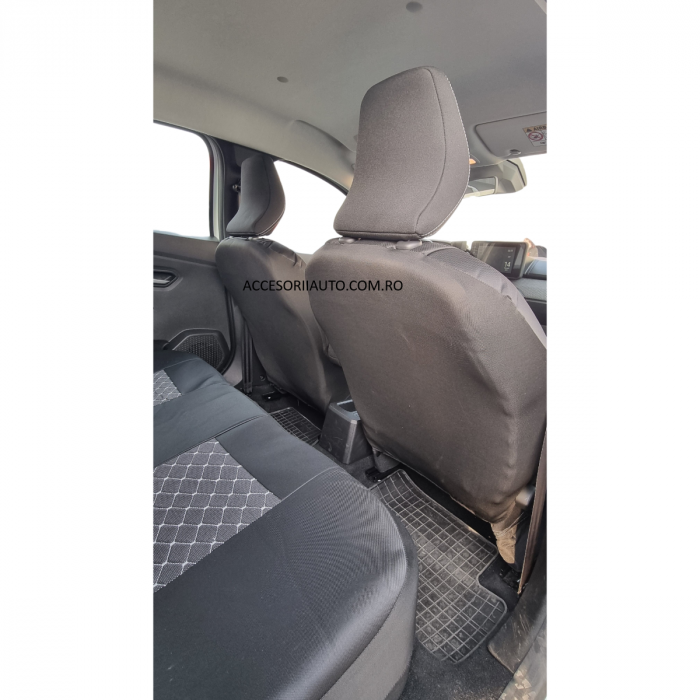 Huse Scaune Auto 5 Locuri Universale Elegance Stofa Fractionate [4]
