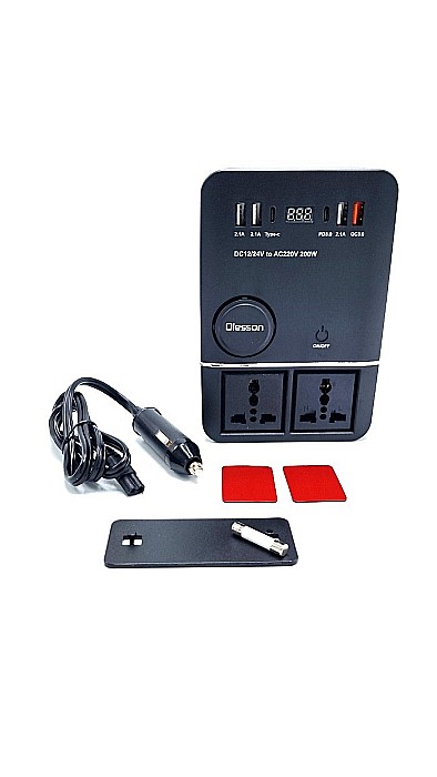 Invertor auto Olesson 1661 220V/200W [6]