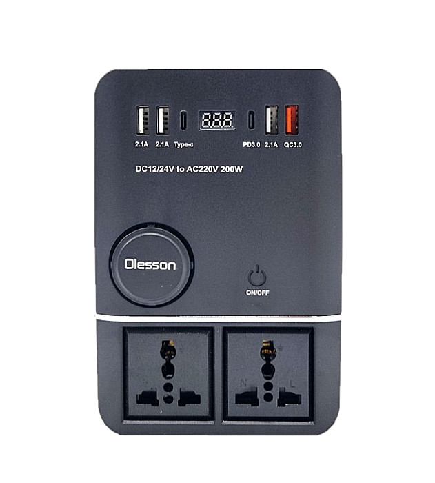 Invertor auto Olesson 1661 220V/200W [3]