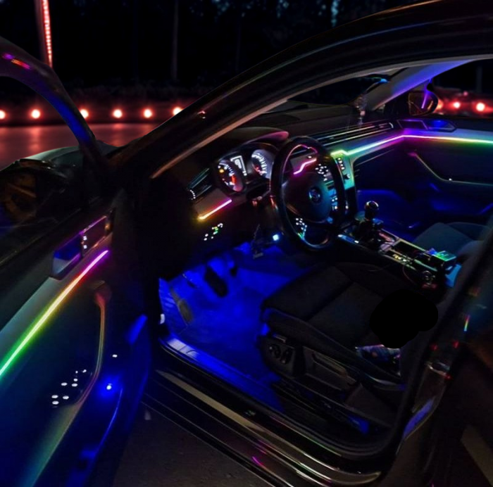 Kit Full Car 18 in 1 Lumini Ambientale Auto RGB DINAMICE Symphony Wireless [3]