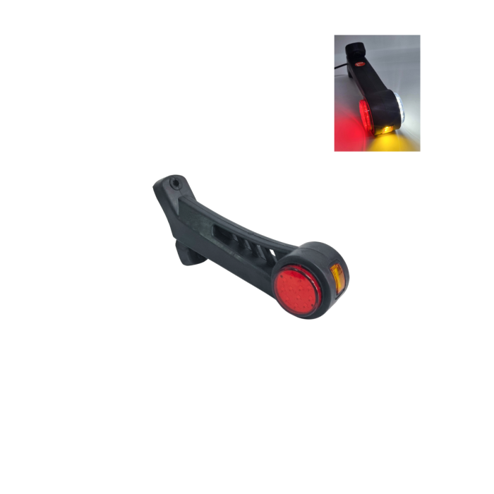 Lampa Led Gabarit brat drept 18cm, inclinat 45 grade 12/24V [1]