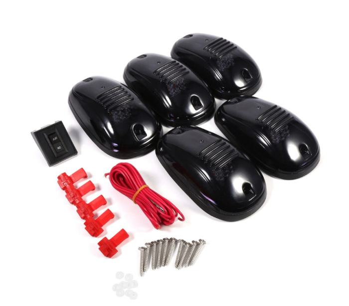 Lămpi Plafon auto fumurii LED galben, Universale SUV, Off-Road 12V [2]