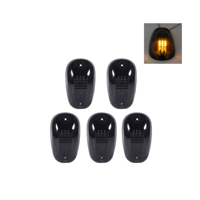 Lămpi Plafon auto fumurii LED galben, Universale SUV, Off-Road 12V [3]