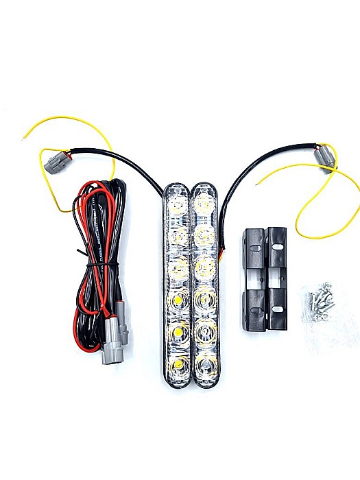 Lumini de zi cu semnalizare DRL 6 Led [2]