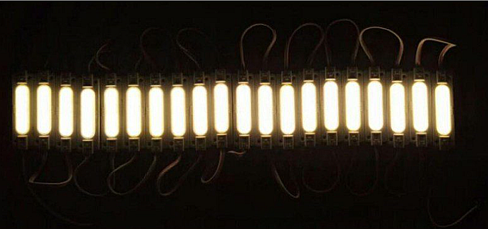 Modul Grup 20 Led SMD 5730 tip COB Impermeabil ALB 12V [1]