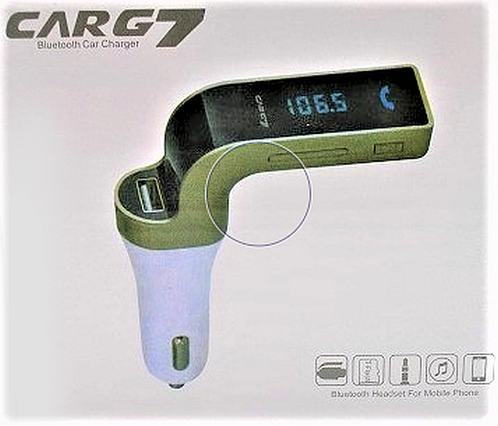 Modulator FM auto G7 MP3 Player Bluetooth [2]