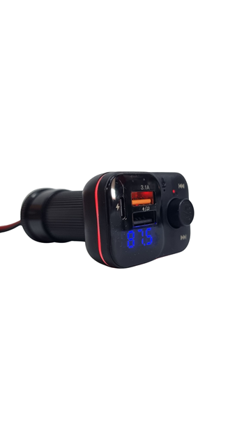 Modulator MP3 Player, FM, Bluetooth, 2 USB+Tip C, cu joc lumini 7 RGB [3]