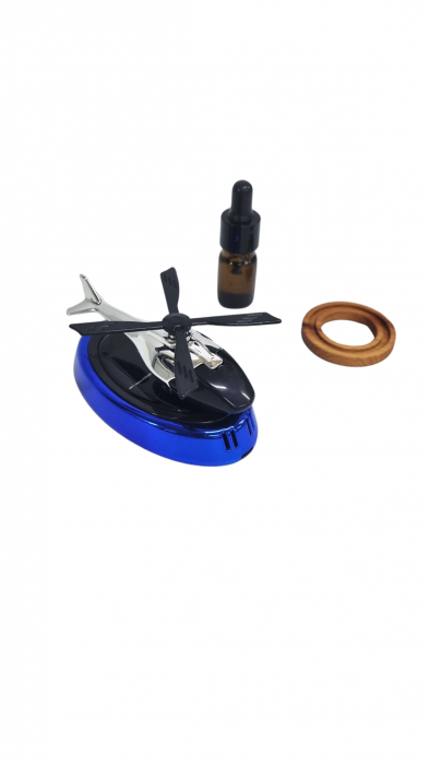 Ornament bord Elicopter cu Incarcare Solara, Aromaterapie [3]
