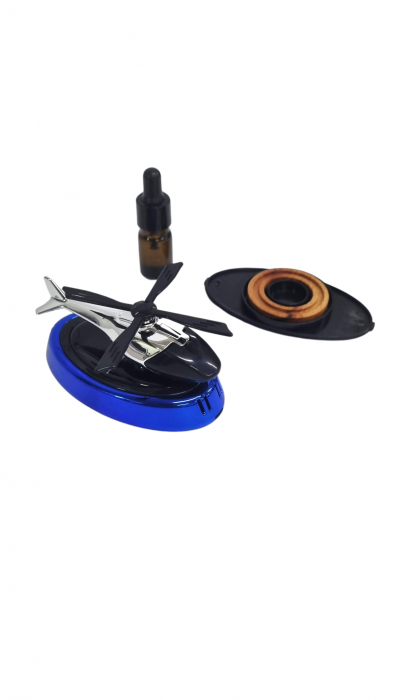 Ornament bord Elicopter cu Incarcare Solara, Aromaterapie [4]