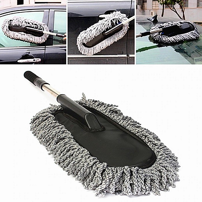 Perie de curatare auto din microfibra cu maner reglabil [2]