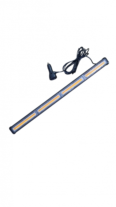 Proiector Stroboscopic Led Bar 60 cm, Lumina Galbena, 18 Functii 12-24V [5]